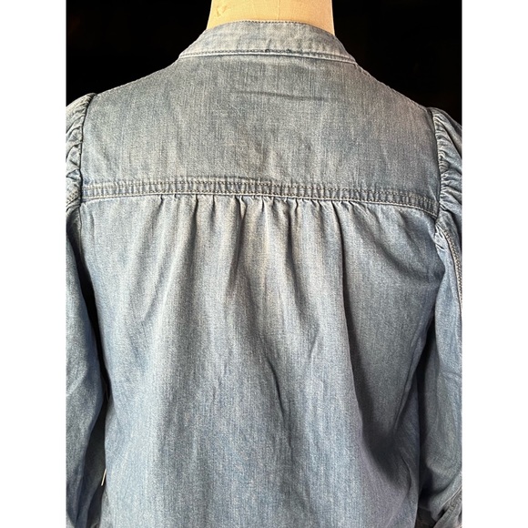 Anthropologie Pilcro Tie Neck Blouse XXS - Picture 14 of 16